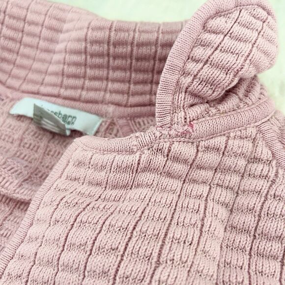 Dress Barn Women’s Size L Pink Sweater Chunky Button Cottage Coquette READ - Picture 10 of 16